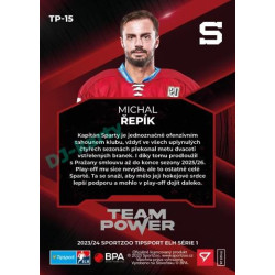 2023/24 Sportzoo ELH 1. série #TP-15 Michal Řepík Team Power
