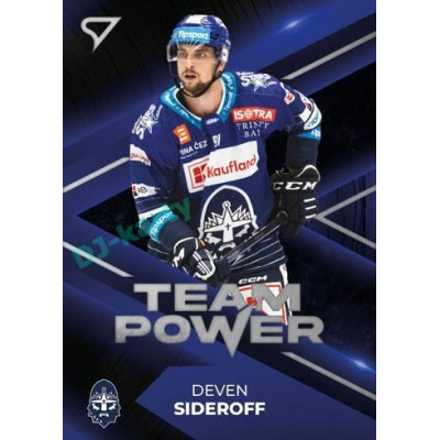 2023/24 Sportzoo ELH 1. série #TP-42 Deven Sideroff Team Power