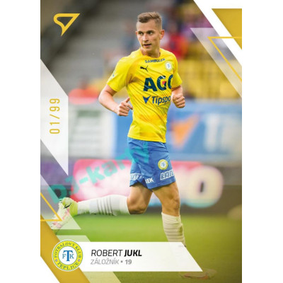 2022/23 Sportzoo Fortuna Liga 1. série #180 Robert Jukl Gold xx/99