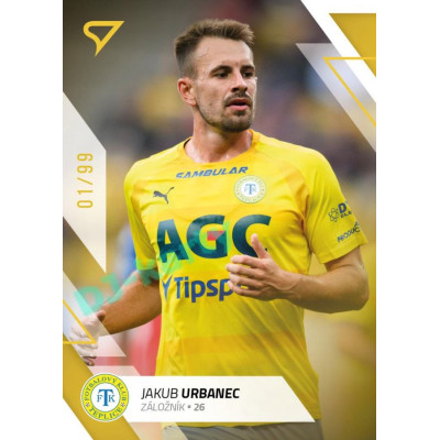 2022/23 Sportzoo Fortuna Liga 1. série #185 Jakub Urbanec Gold xx/99