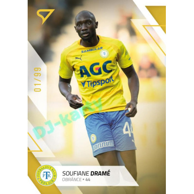 2022/23 Sportzoo Fortuna Liga 1. série #176 Soufiane Dramé Gold xx/99