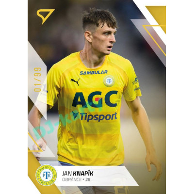 2022/23 Sportzoo Fortuna Liga 1. série #178 Jan Knapík Gold xx/99
