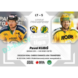 2023/24 Goal cards Chance Liga 1. série #LT-05 Pavel Kubiš League Tranfers