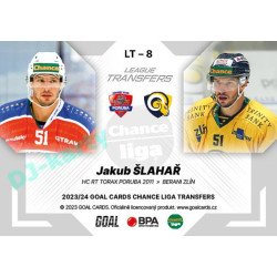 2023/24 Goal cards Chance Liga 1. série #LT-08 Jakub Šlahař League Tranfers