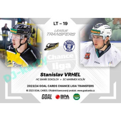 2023/24 Goal cards Chance Liga 1. série #LT-19 Stanislav Vrhel League Tranfers