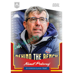 2023/24 Goal cards Chance Liga 2. série #BB-06 Kamil Pokorný Behind the Bench