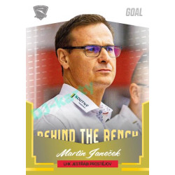 2023/24 Goal cards Chance Liga 2. série #BB-08 Martin Janeček Behind the Bench