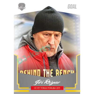 2023/24 Goal cards Chance Liga 2. série #BB-10 Jiří Režnar Behind the Bench