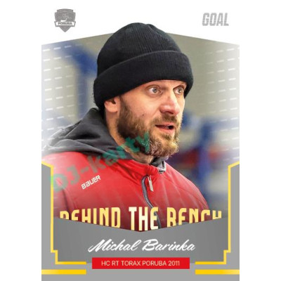2023/24 Goal cards Chance Liga 2. série #BB-11 Michal Barinka Behind the Bench