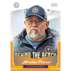 2023/24 Goal cards Chance Liga 2. série #BB-12 Miroslav Přerost Behind the Bench