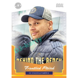 2023/24 Goal cards Chance Liga 2. série #BB-13 František Ptáček Behind the Bench