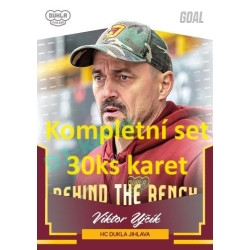 2023/24 Goal cards Chance Liga 2. série kompletní set 30ks Behind the Bench