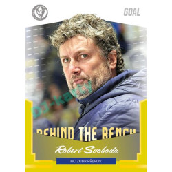 2023/24 Goal cards Chance Liga 2. série #BB-16 Robert Svoboda Behind the Bench