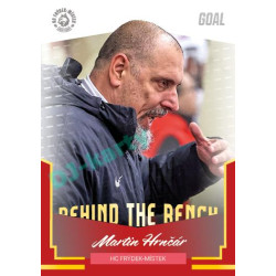 2023/24 Goal cards Chance Liga 2. série #BB-18 Martin Hrnčár Behind the Bench