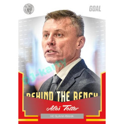 2023/24 Goal cards Chance Liga 2. série #BB-22 Aleš Totter Behind the Bench