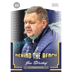2023/24 Goal cards Chance Liga 2. série #BB-23 Jan Šťastný Behind the Bench