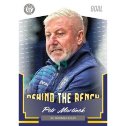 2023/24 Goal cards Chance Liga 2. série #BB-24 Petr Martínek Behind the Bench
