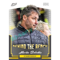 2023/24 Goal cards Chance Liga 2. série #BB-26 Martin Sobotka Behind the Bench