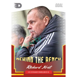 2023/24 Goal cards Chance Liga 2. série #BB-27 Richard Král Behind the Bench