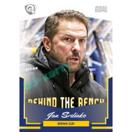 2023/24 Goal cards Chance Liga 2. série #BB-03 Jan Srdínko Behind the Bench