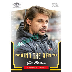 2023/24 Goal cards Chance Liga 2. série #BB-30 Jiří Beroun Behind the Bench