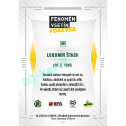 2024 Chance Liga Fenomén Vsetín Forever #59 Lubomír Štach