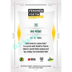 2024 Chance Liga Fenomén Vsetín Forever #10 Ivo Pešat