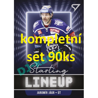 2021/22 Sportzoo TIPSPORT ELH 2. série kompletní set Starting LINEUP 90ks karet
