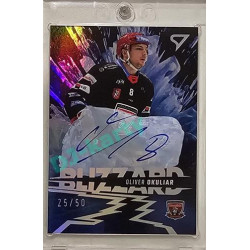 2023/24 Sportzoo ELH 1. série #BLS-OO Oliver Okuliar Blizzard Auto xx/50