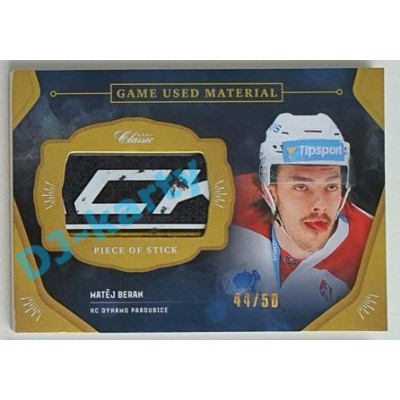 2020/21 OFS 1.série Matěj Beran #GUM-MBE 44/50 Game Used Material