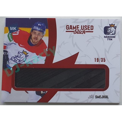 2021 MK reprezentace Jiří Smejkal #10 19/35 Game used memorabilia Red