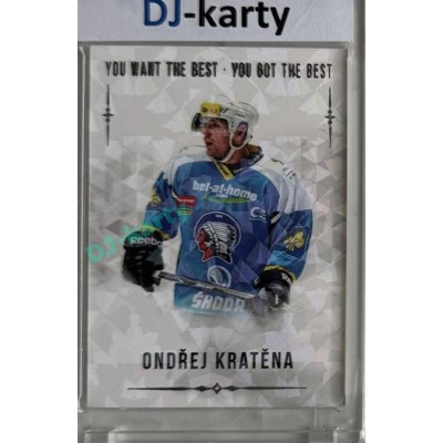 2018 You Want the Best Ondřej Kratěna #39 20/22 Silver