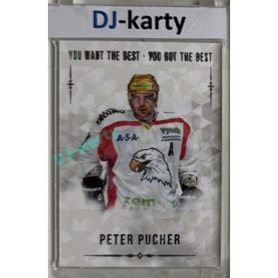 2018 You Want the Best Peter Pucher #76 16/22 Silver