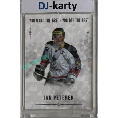 2018 You Want the Best Jan Peterek #96 07/22 Silver