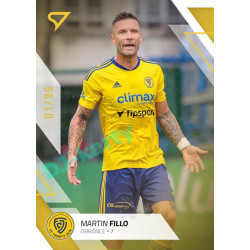 2022/23 Sportzoo Fortuna Liga 1. série #142 Martin Fillo Gold xx/99