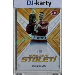 2024 Dynamo100 #100 Hokejista století Dominik Hašek Rainbow 1of100