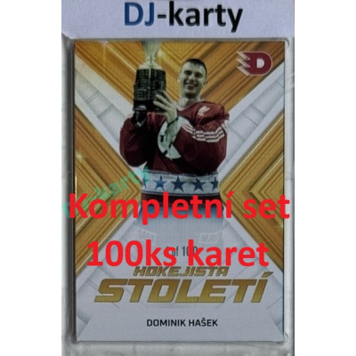 2024 Dynamo100 kompletní set karet 100ks Rainbow 1of100